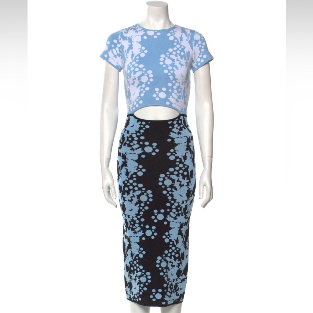 Body-con Cynthia Rowley midi with cut out